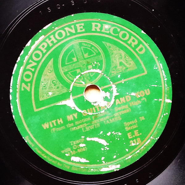 James Melton, Lewis James : I Remember You From Somewhere / With My Guitar And You (Shellac, 10", Mono)