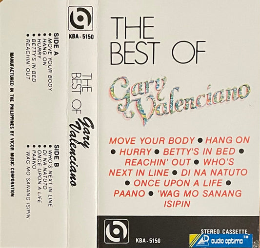 Gary Valenciano : The Best of Gary Valenciano (Cass, Comp)