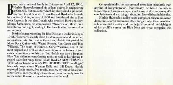 Herbie Hancock : The Best Of Herbie Hancock (CD, Comp, RE)