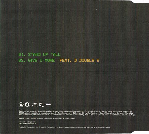 Dizzee Rascal : Stand Up Tall (CD, Single, CD2)