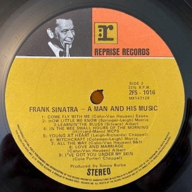 Frank Sinatra : A Man And His Music (2xLP, Album, Gat)