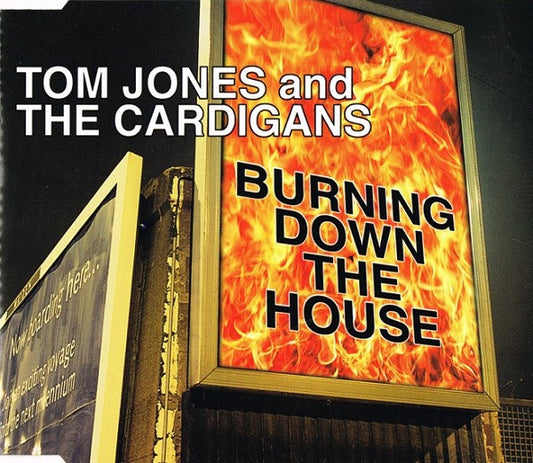 Tom Jones And The Cardigans : Burning Down The House (CD, Single)