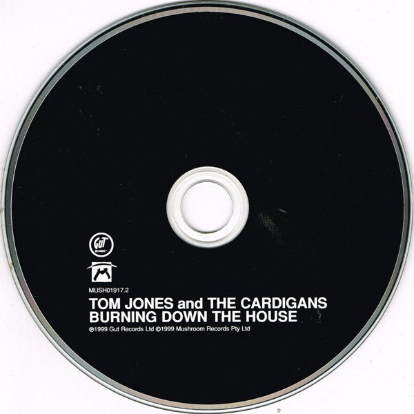 Tom Jones And The Cardigans : Burning Down The House (CD, Single)
