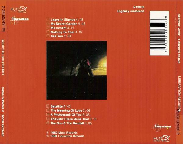 Depeche Mode : A Broken Frame (CD, Album, RE)