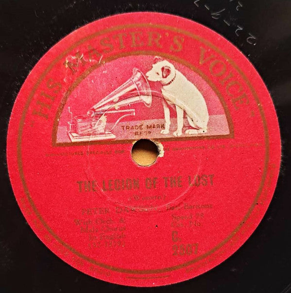 Peter Dawson : The Veteran's Song / The Legion Of The Lost (Shellac, 12", Mono)