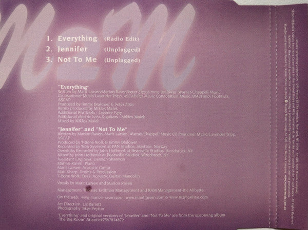 M2M : Everything (CD, Single)