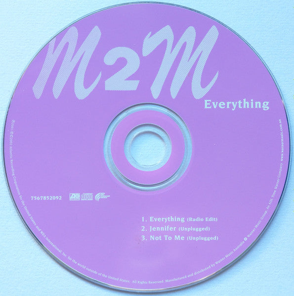M2M : Everything (CD, Single)