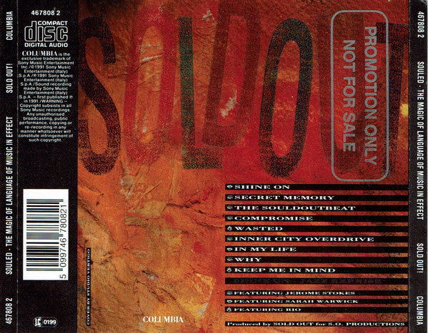 Soul Out!* : Souled - The Magic Of Language Of Music In Effect (CD, Album)