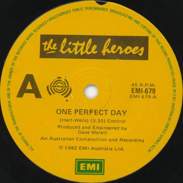Little Heroes : One Perfect Day (7", Single)