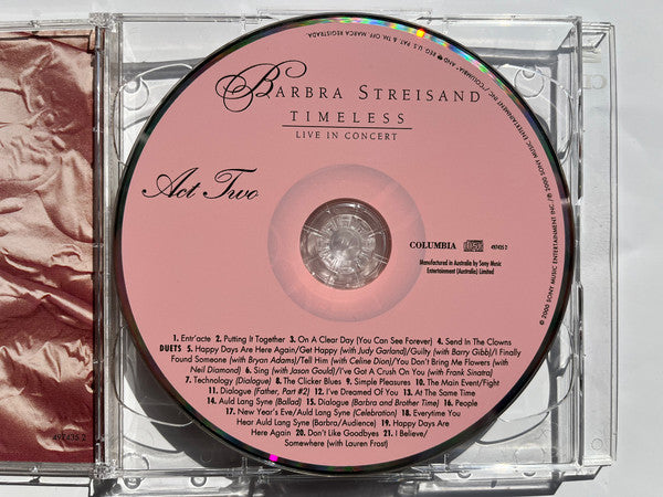 Barbra Streisand : Timeless - Live In Concert (2xCD, Album)
