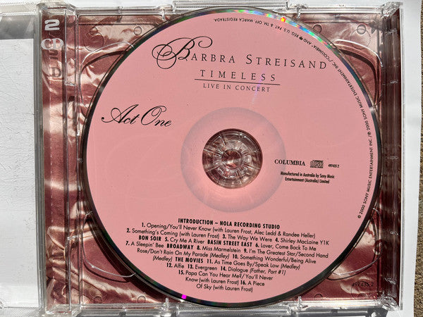 Barbra Streisand : Timeless - Live In Concert (2xCD, Album)