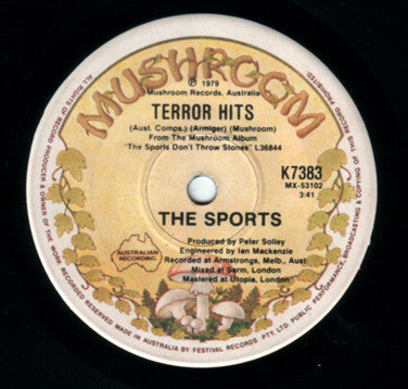 The Sports : Don't Throw Stones (Edited Version) (7", Single)