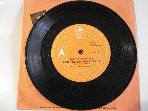 Johnny Paycheck : Take This Job And Shove It / Colorado Cool-Aid (7", Single)
