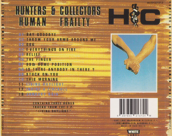 Hunters & Collectors : Human Frailty (CD, Album, RE)