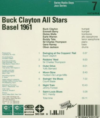 Buck Clayton All Stars* : Basel 1961 (CD, Album)