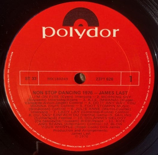 James Last : Non Stop Dancing 1976 (LP, Album)