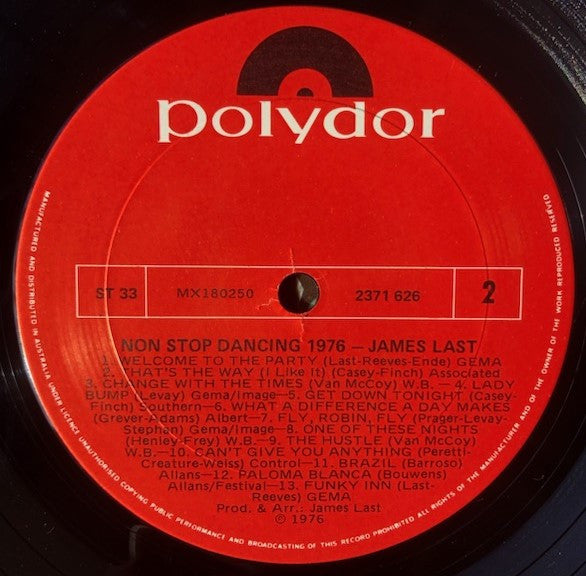 James Last : Non Stop Dancing 1976 (LP, Album)