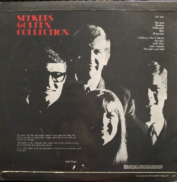 The Seekers : Seekers Golden Collection (LP, Comp)