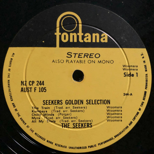 The Seekers : Seekers Golden Collection (LP, Comp)