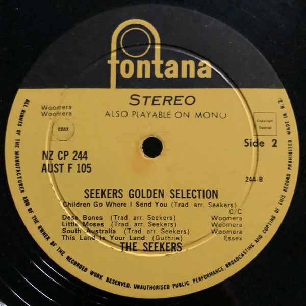 The Seekers : Seekers Golden Collection (LP, Comp)