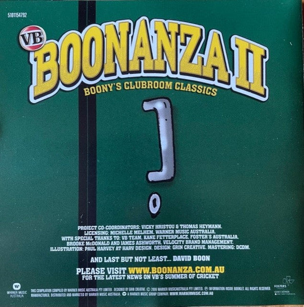 Various : VB Boonanza II - Boony's Clubroom Classics (2xCD, Comp)