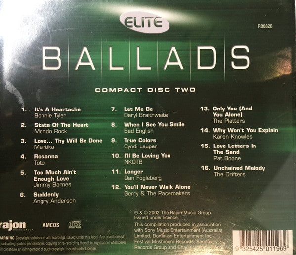 Various : Elite Ballads (5xCD, Comp)
