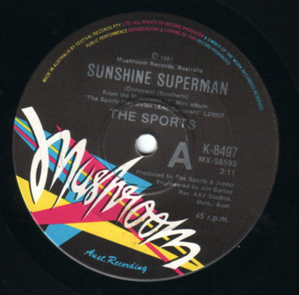 The Sports : Sunshine Superman (7", Single)