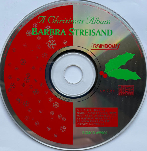 Barbra Streisand : A Christmas Album (CD, Album, RE)