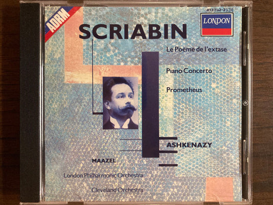 Scriabin*, Ashkenazy*, Maazel*, London Philharmonic Orchestra, Cleveland Orchestra* : Le Poème De L'extase • Piano Concerto • Prometheus (CD, Comp, Club, RE, RM, PMD)