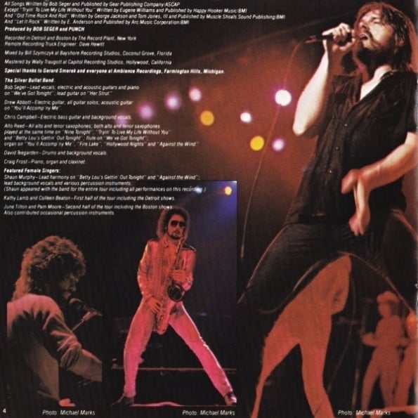Bob Seger & The Silver Bullet Band* : Nine Tonight (CD, Album, CAP)