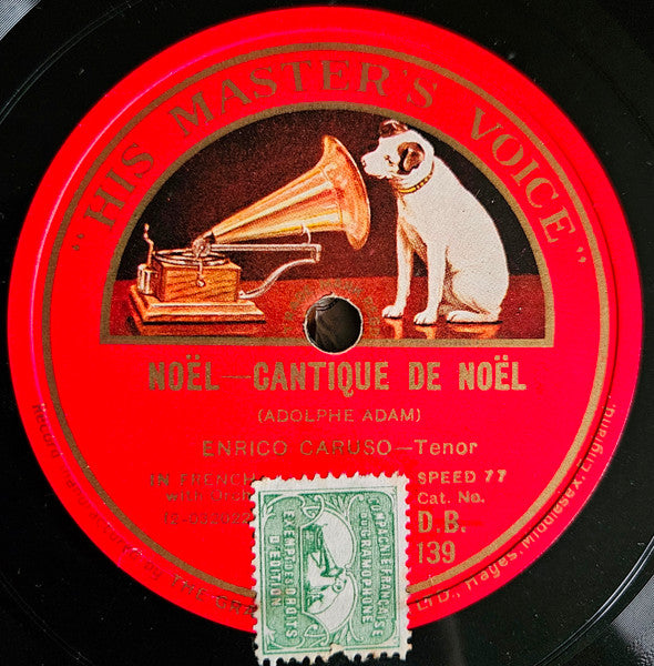 Enrico Caruso : Noël / Sancta Maria (Shellac, 12")