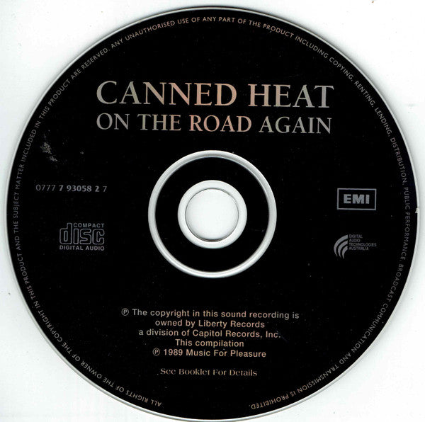 Canned Heat : On The Road Again (CD, Comp)