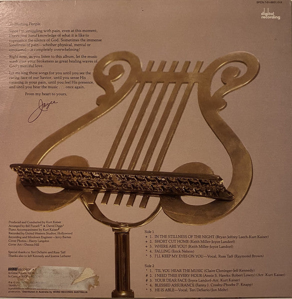 Joyce Landorf : For People Who Don't Hear The Music Anymore (LP, Album, Dig)