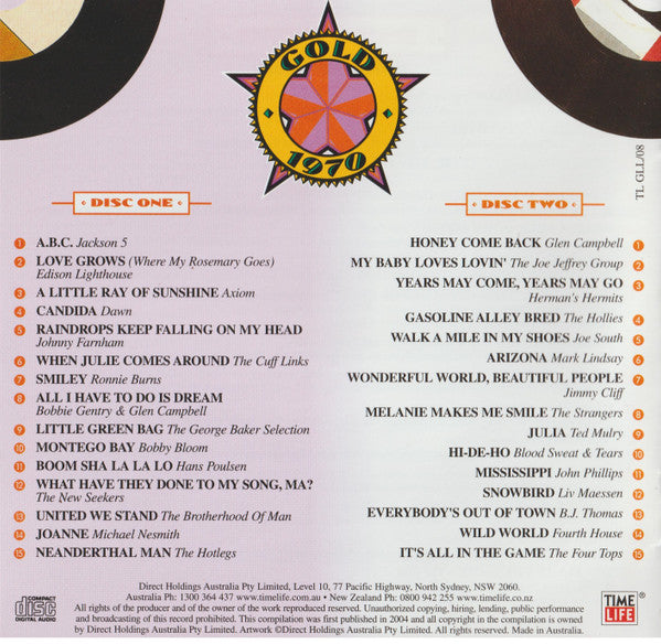 Various : Gold ♦ 1970 (2xCD, Comp)