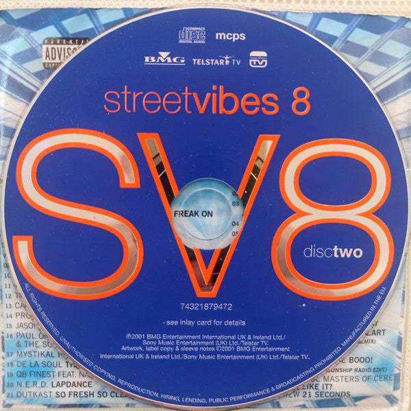 Various : Street Vibes 8 (2xCD, Comp)