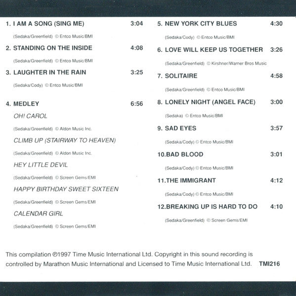 Neil Sedaka : Laughter In The Rain (CD, Comp)