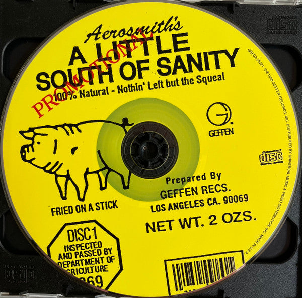 Aerosmith : A Little South Of Sanity (2xCD, Album, Promo)