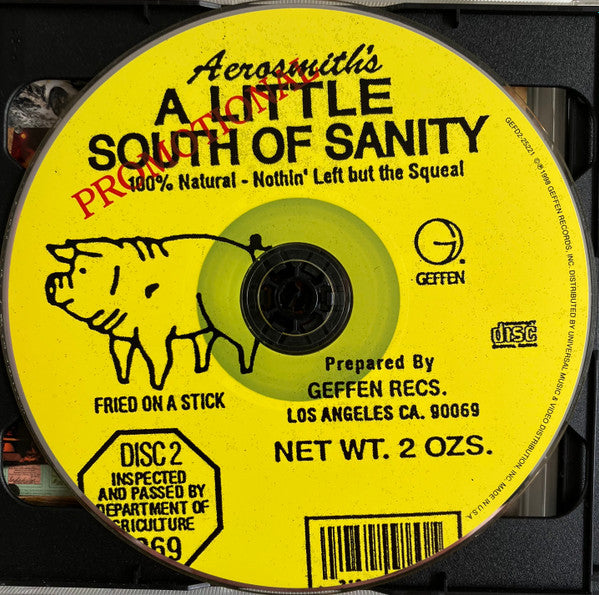 Aerosmith : A Little South Of Sanity (2xCD, Album, Promo)