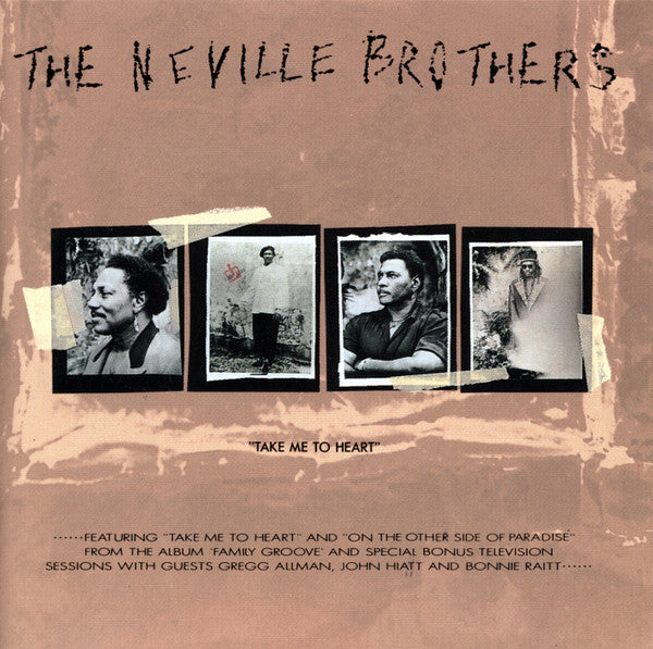 The Neville Brothers : Take Me To Heart (CD, EP, Ltd, Promo)