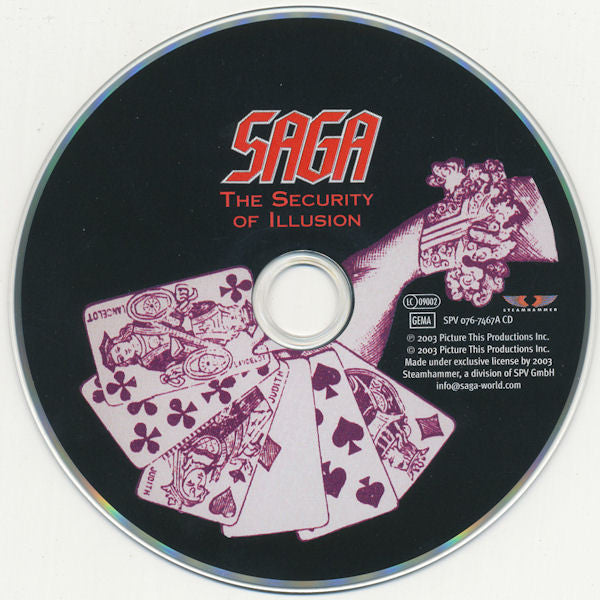 Saga (3) : The Security Of Illusion (CD, Album, Enh, RE, RM)