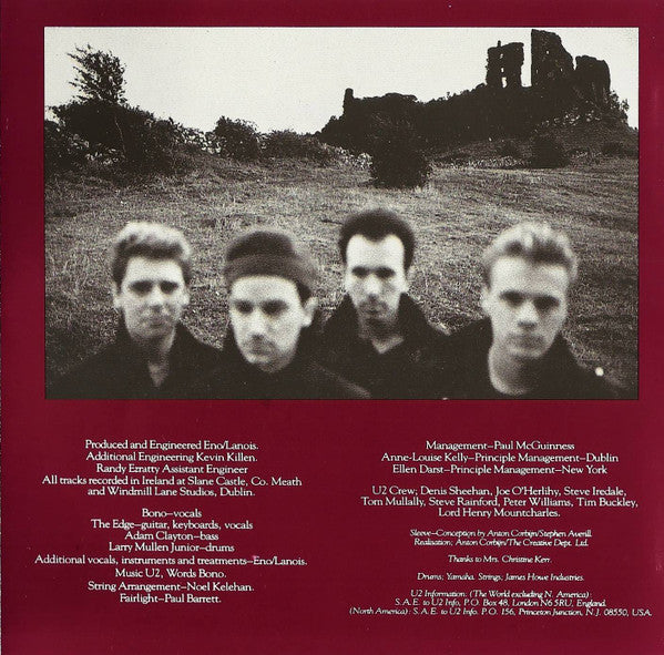 U2 : The Unforgettable Fire (CD, Album, RE)