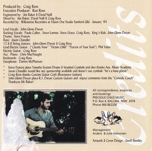 John-Glenn Dwyer* : Hopes Dreams & Things Unseen (CD, Album)