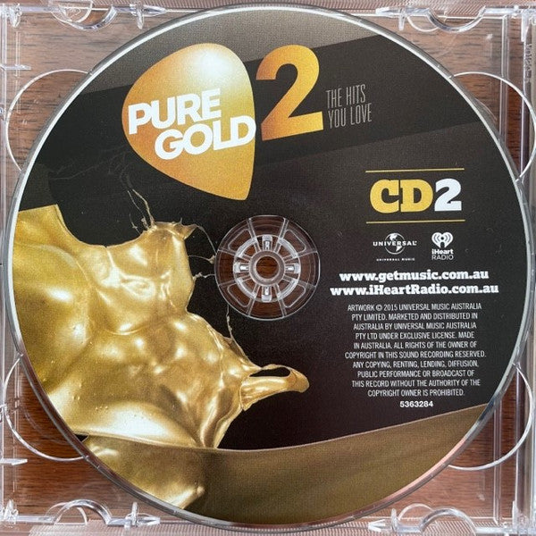 Various : Pure Gold 2 - The Hits You Love (2xCD, Comp)
