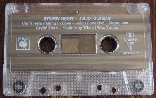 Julio Iglesias : Starry Night (Cass, Album)