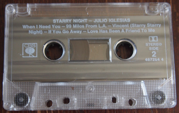 Julio Iglesias : Starry Night (Cass, Album)