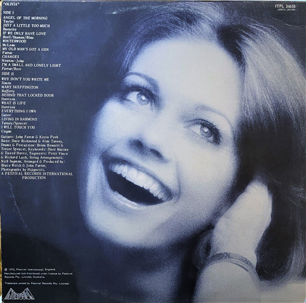 Olivia Newton-John : Olivia (LP, Album, Red)