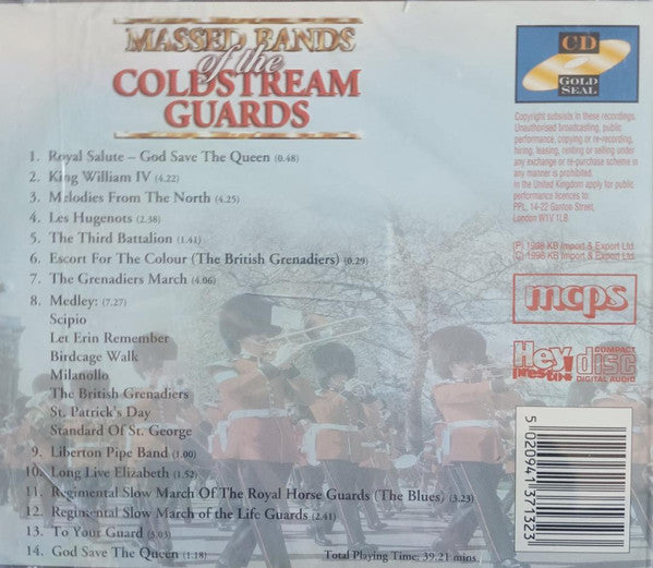 Coldstream Guards : Massed Bands Of The Coldstream Guards (CD, Album, Comp)