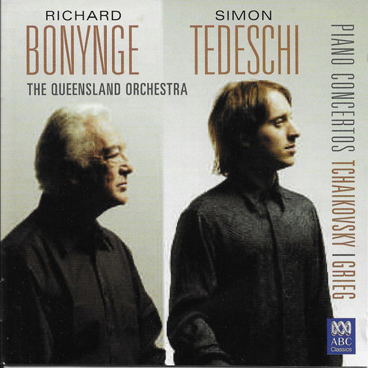 Richard Bonynge, Simon Tedeschi, The Queensland Orchestra, Pyotr Ilyich Tchaikovsky, Edvard Grieg : PIANO CONCERTOS (CD, Album)