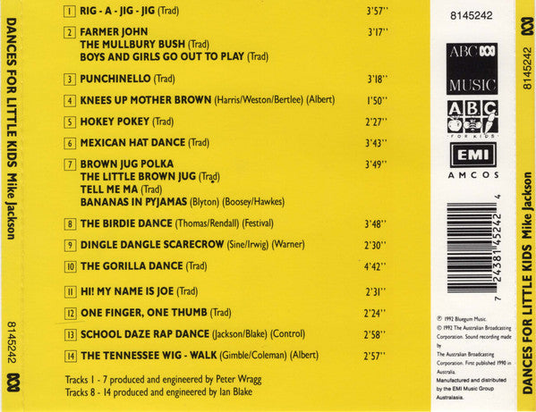 Mike Jackson (24) : Dances For Little Kids (CD)
