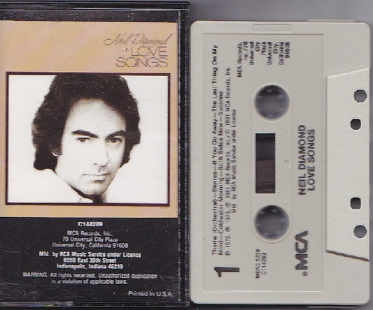 Neil Diamond : Love Songs (Cass, Comp, Club)